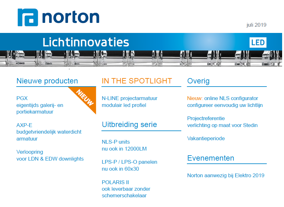 Norton Nieuwsbrief juli 2019